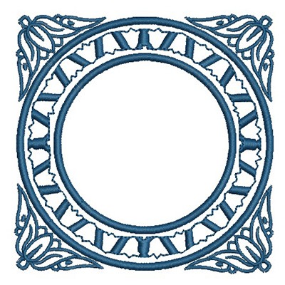 Matriz de matriz Matriz De Bordado Moldura Para Inicial